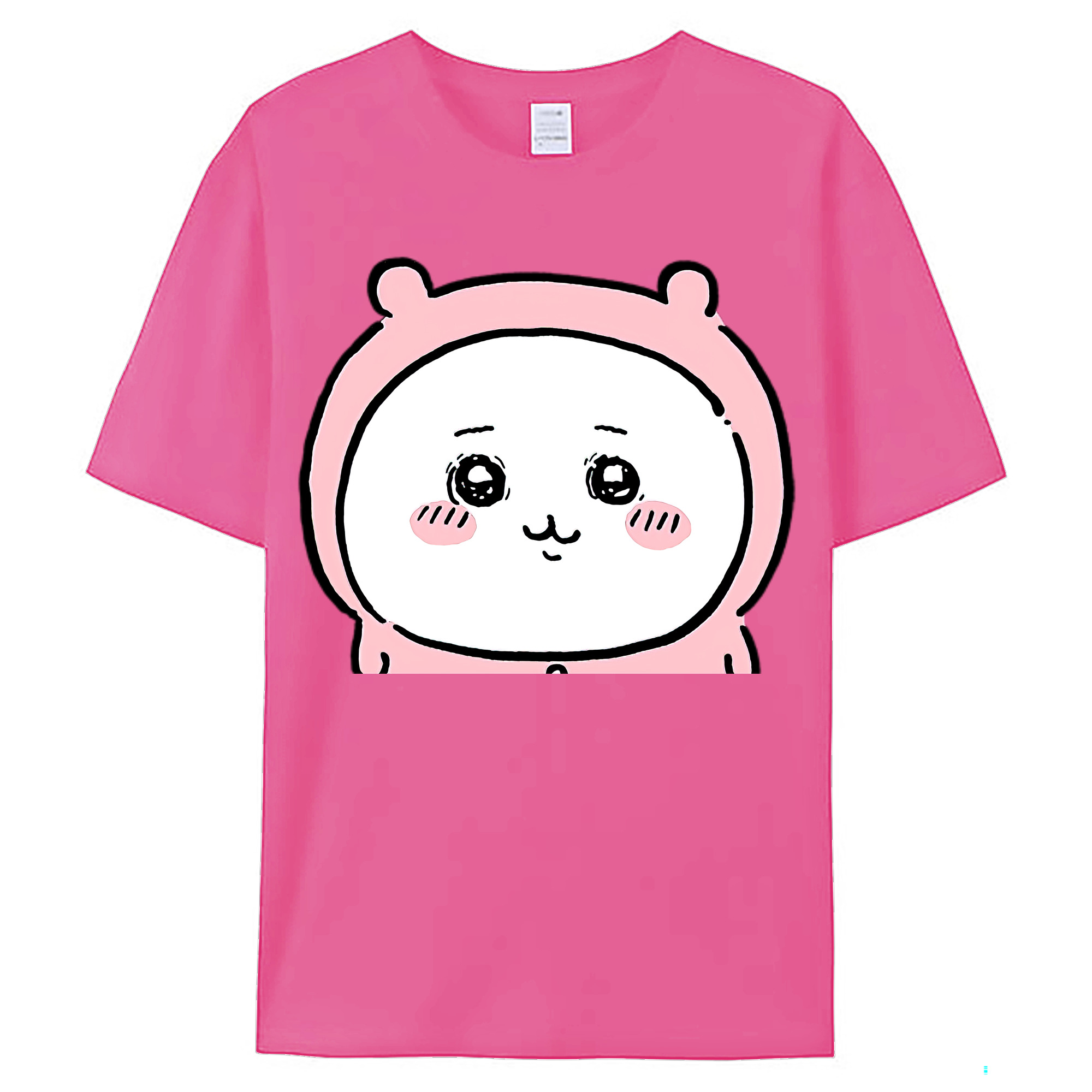 （画像用） ちいかわ ちいかわ Chii-kawa chiikawa レディースカジュアルプリントTシャツ（綿100％）